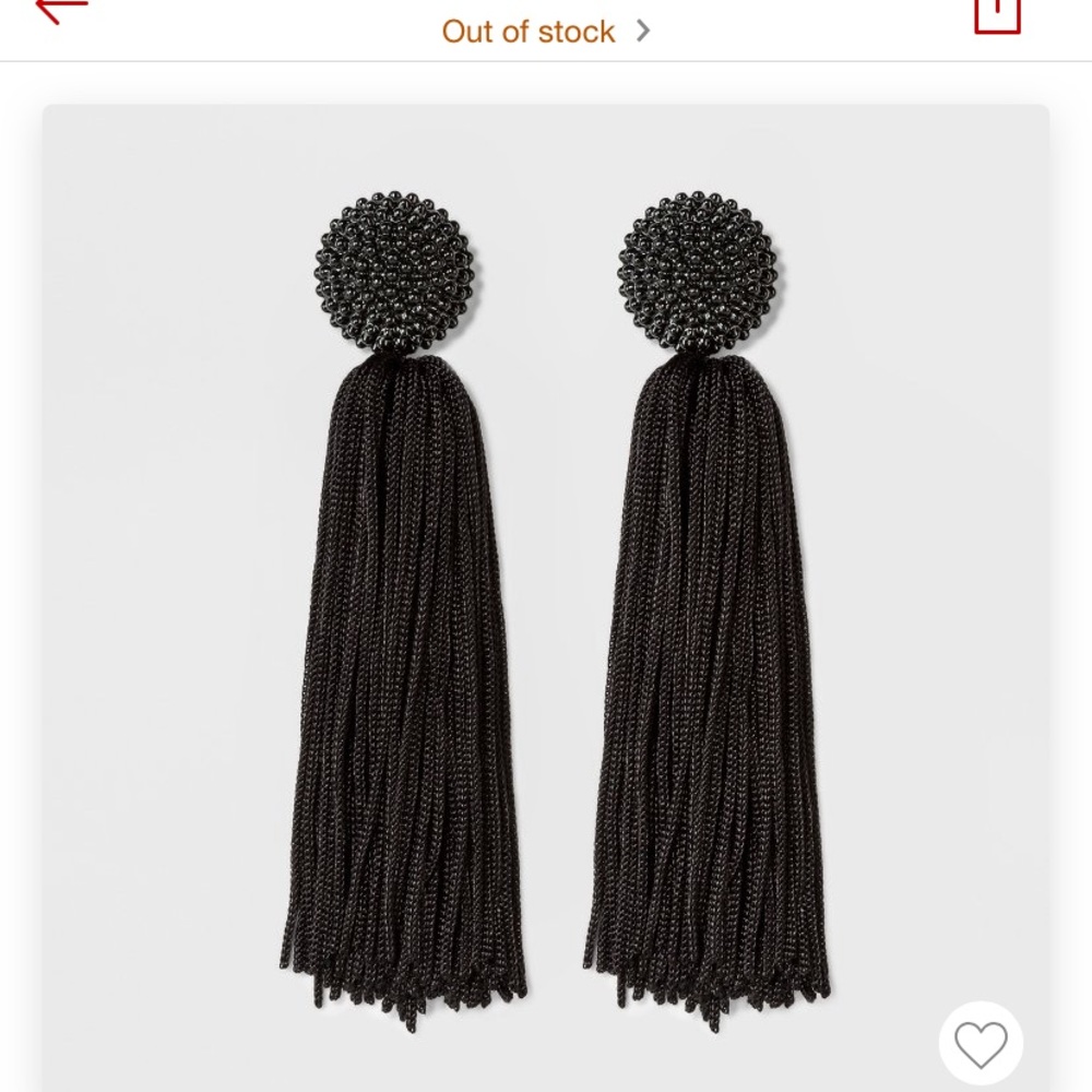 Sugarfix by BaubleBar beaded tassel drop earrings